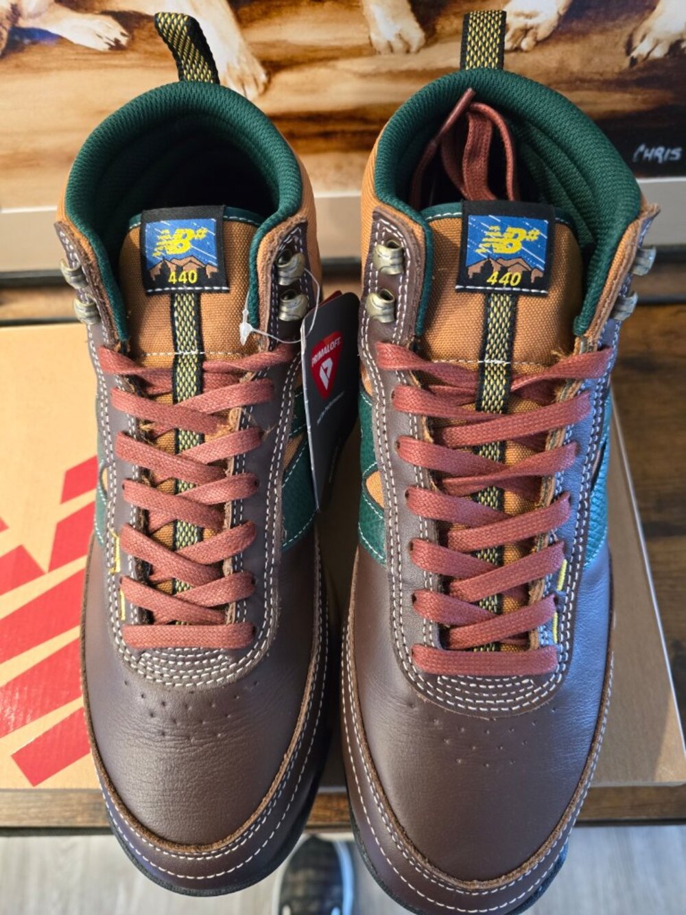 Nb Numeric 440 V2 Trail High Brown / Green NM440TBG Shoes Sneakers Mens Sz 10.5 - Picture 4 of 14